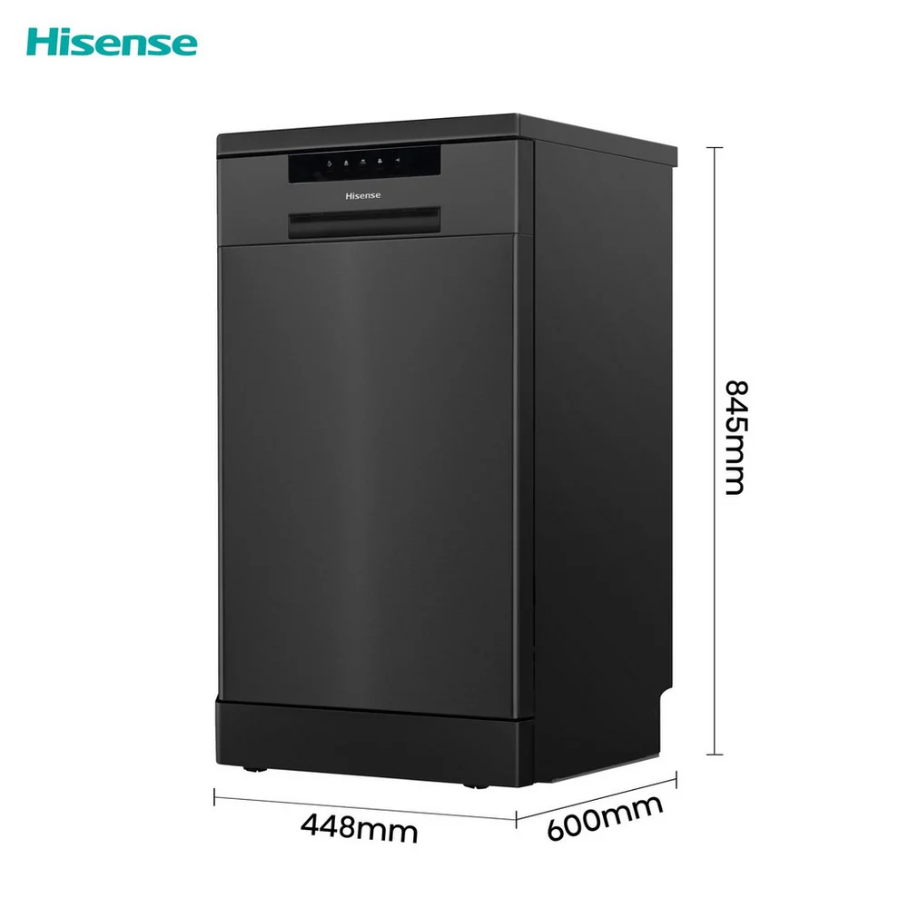 Hisense HS523E15BUK 10 Place Slimline Freestanding Dishwasher - Image 3