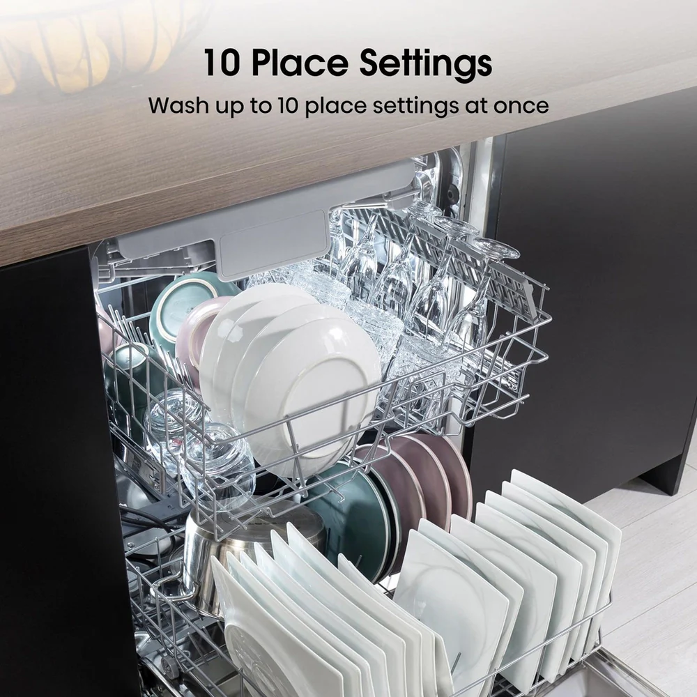 Hisense HS523E15BUK 10 Place Slimline Freestanding Dishwasher - Image 8