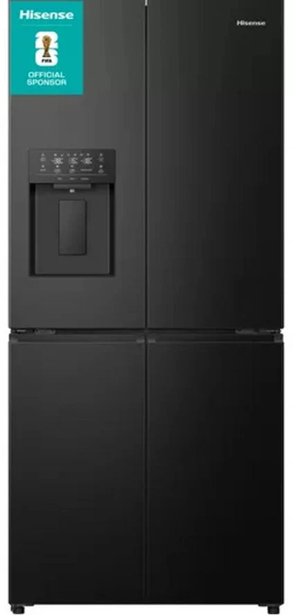 Hisense RQ5P470SYFD Non Plumbed Black American Fridge Freezer