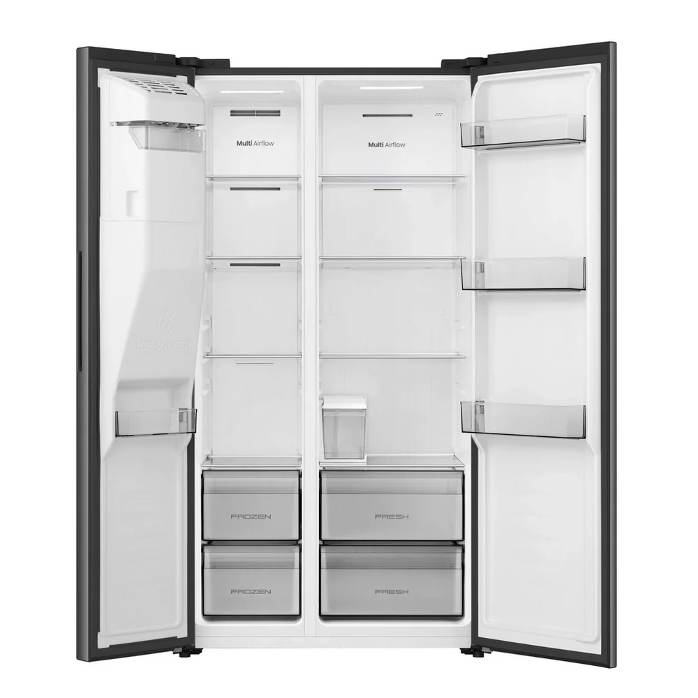 Hisense RS5P528STBE Non Plumbed Black American Fridge Freezer - Image 2