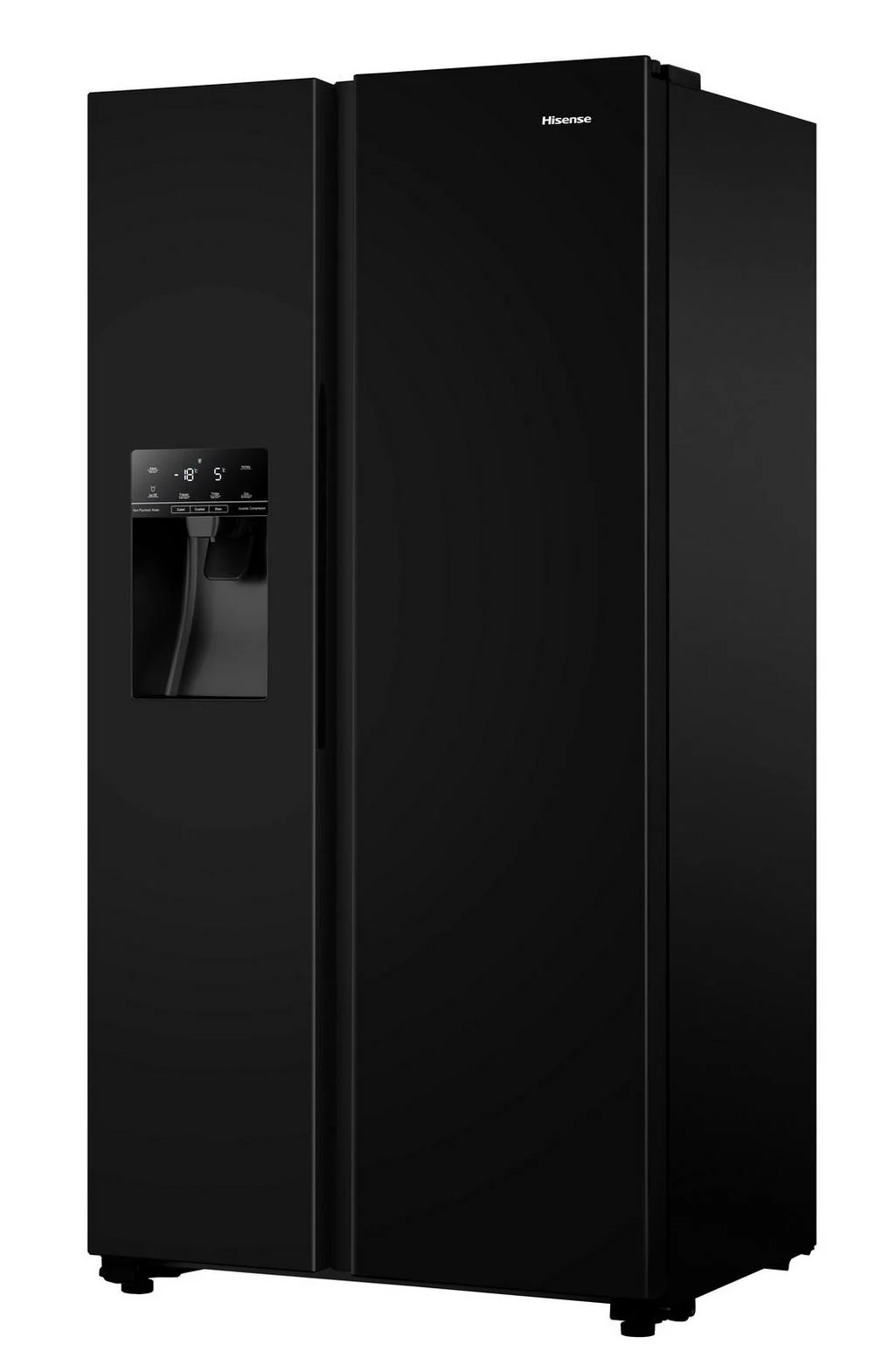 Hisense RS694N4TBE Black Non Plumbed American Fridge Freezer - Image 2