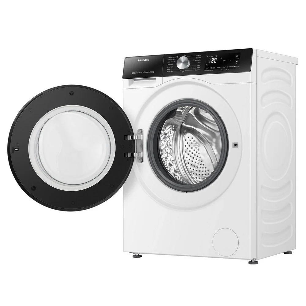 Hisense WF3S1043BW3 10.5kg 1400 Spin Washing Machine - Image 2