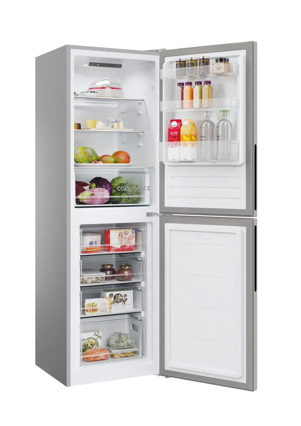 Hoover HVT3CLECKIHS Low Frost Freestanding Fridge Freezer - Image 3