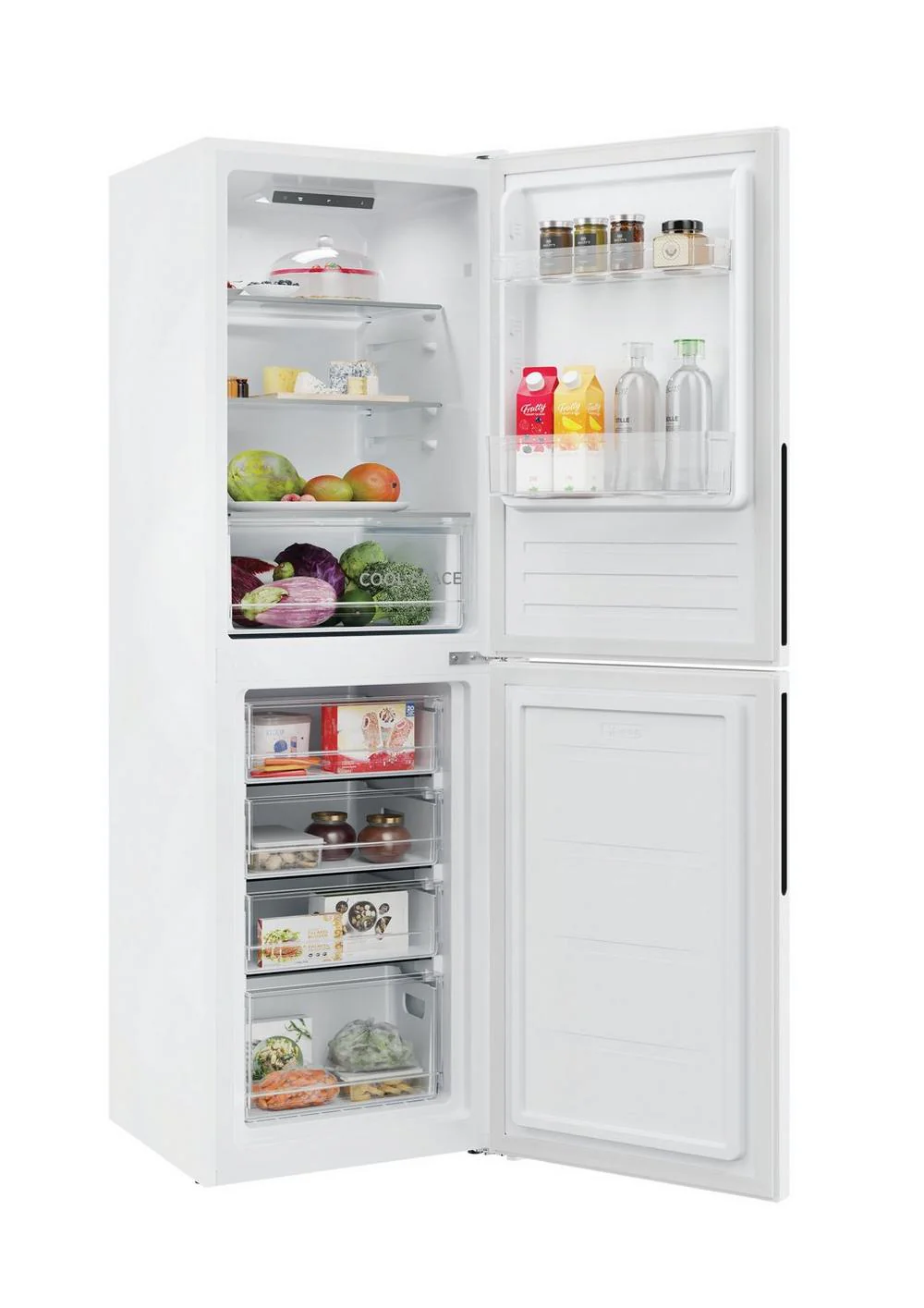 Hoover HVT3CLECKIHW Freestanding Fridge Freezer - Image 4