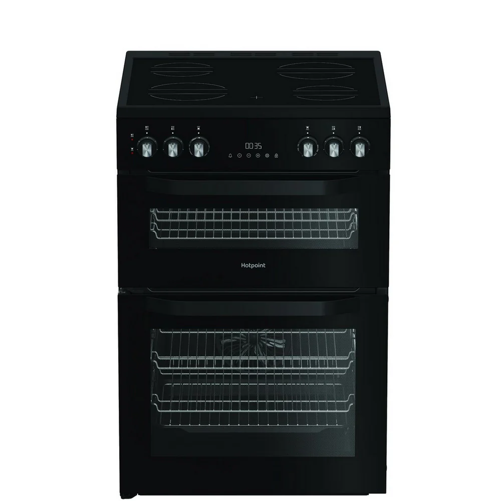 Hotpoint HDE6VDC2B1 Freestanding Ceramic Electric Cooker - Black