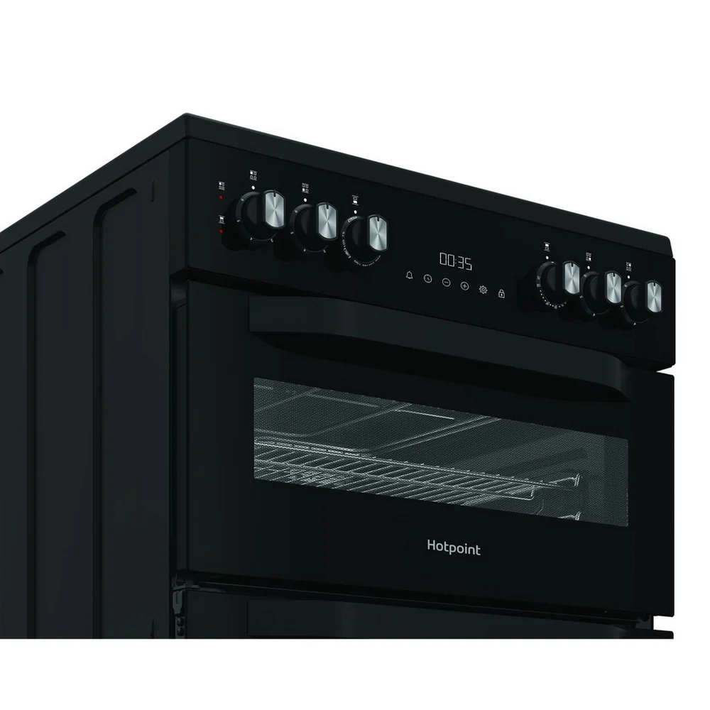 Hotpoint HDE6VDC2B1 Freestanding Ceramic Electric Cooker - Black - Image 5