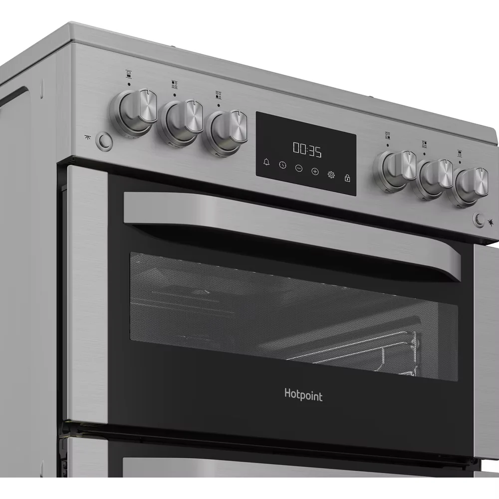 Hotpoint HDG6GDCWX 60cm Freestanding Gas Cooker - Image 3