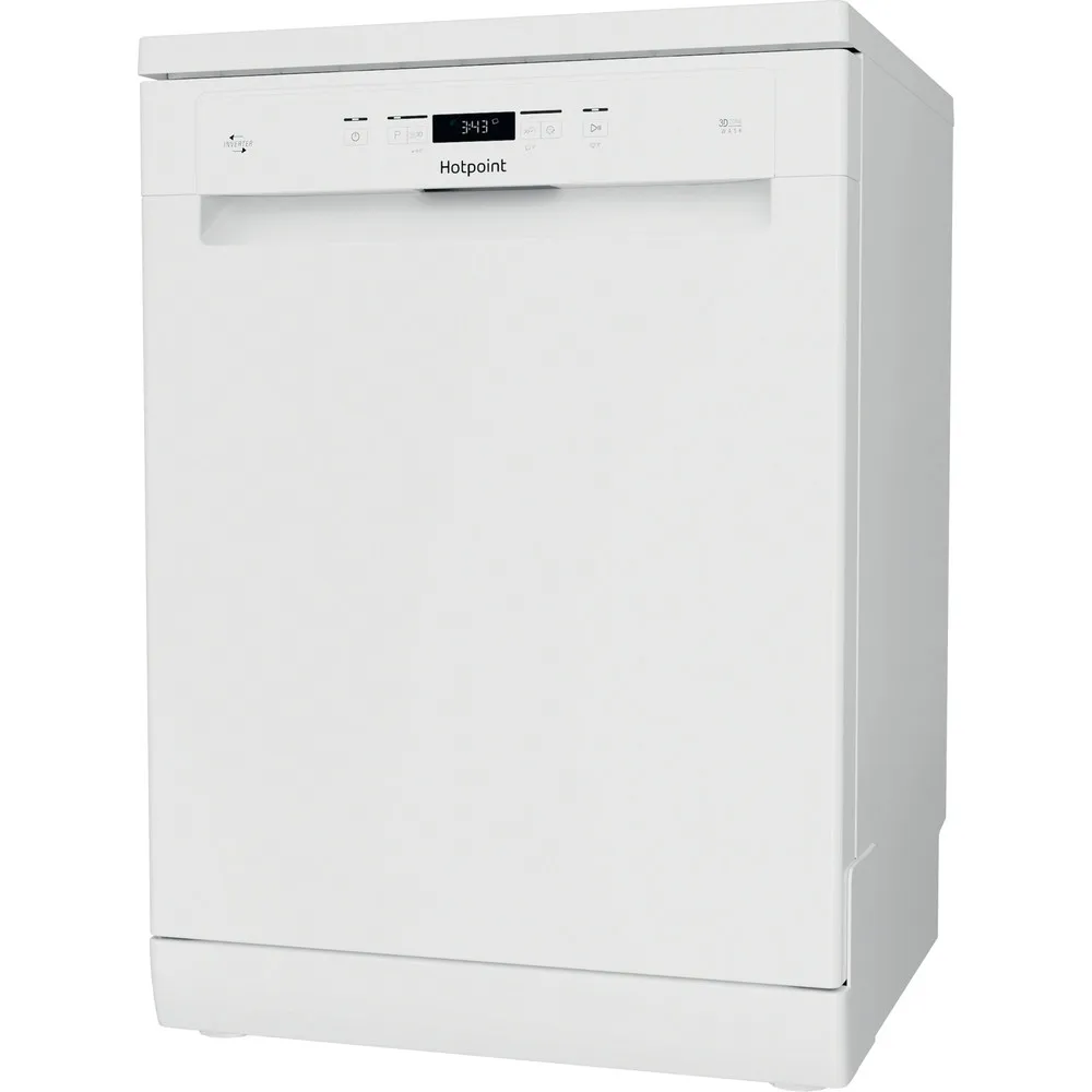 Hotpoint HFC3C26WCUK Freestanding 14 Place White Full Size Dishwasher - Image 2