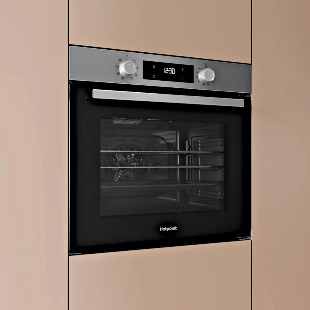 Hotpoint HOEU25CZXUK Built In Electric Single Oven Stainless Steel - Image 3