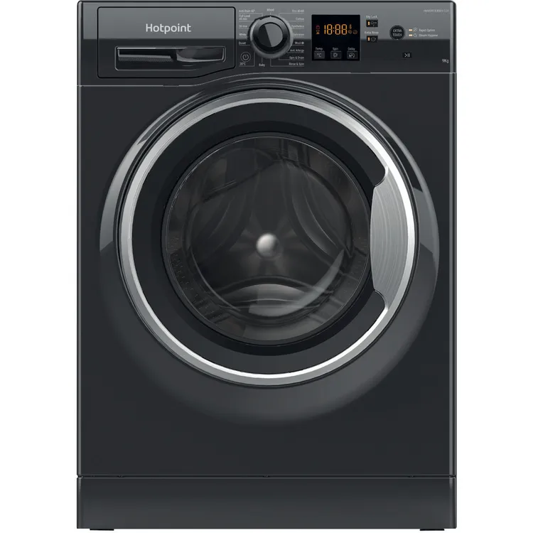 Hotpoint NSWF946BSUK 9kg 1400rpm Black Washing Machine