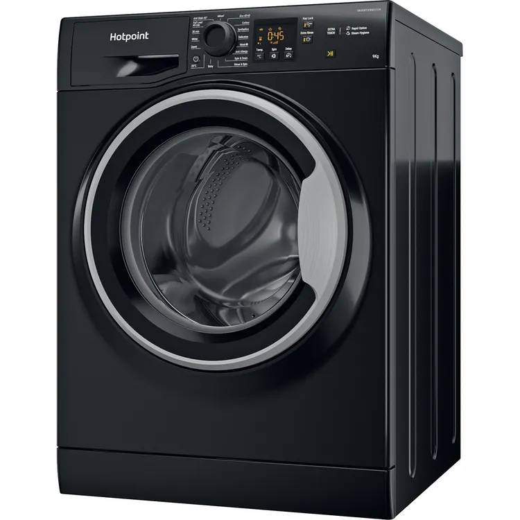 Hotpoint NSWF946BSUK 9kg 1400rpm Black Washing Machine - Image 2