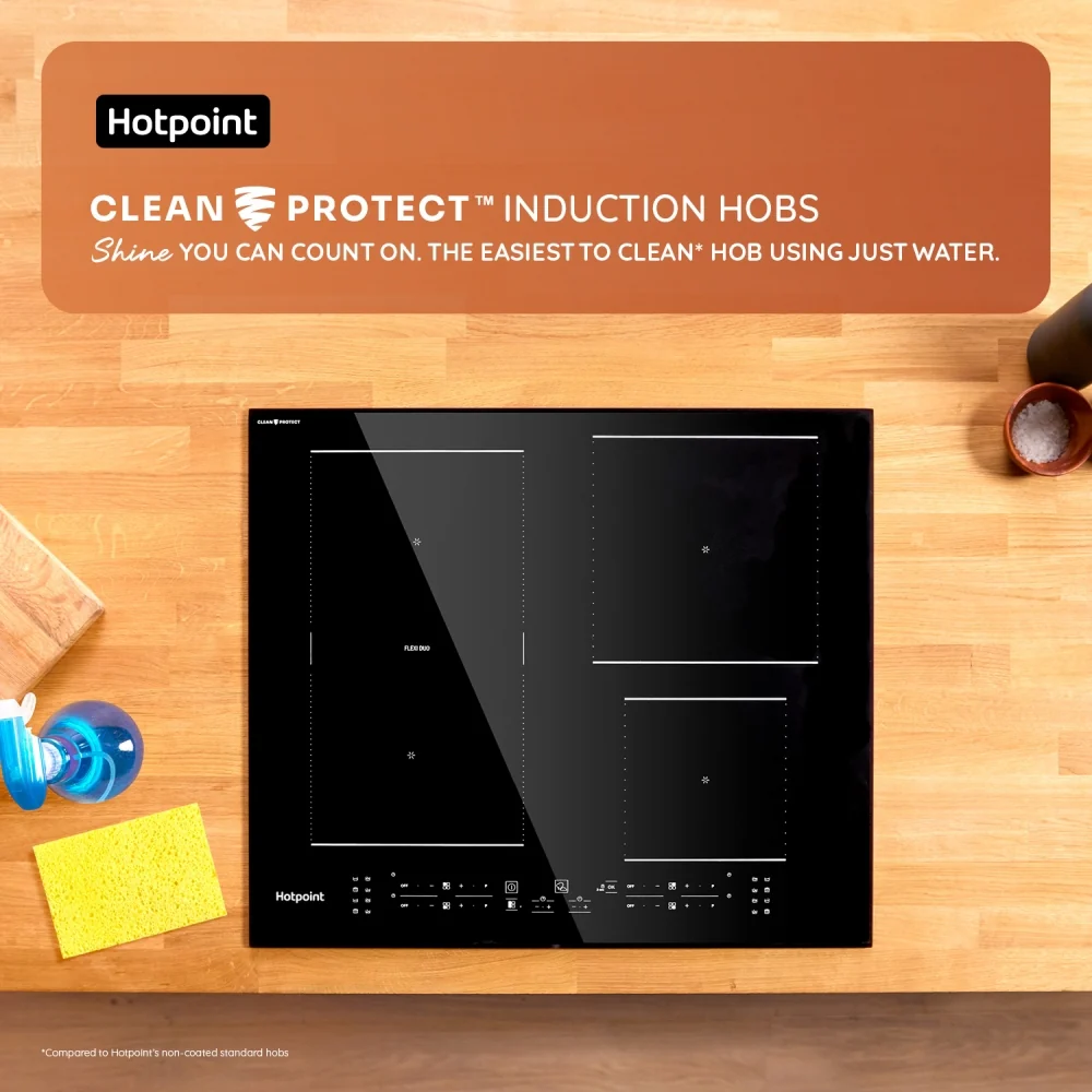Hotpoint TS6477CCPNE CleanProtect Black Induction Hob - Image 4