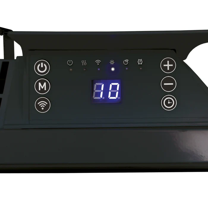 Igenix 2KW Smart Glass IG9521BLWIFI Panel Heater Black - Image 2