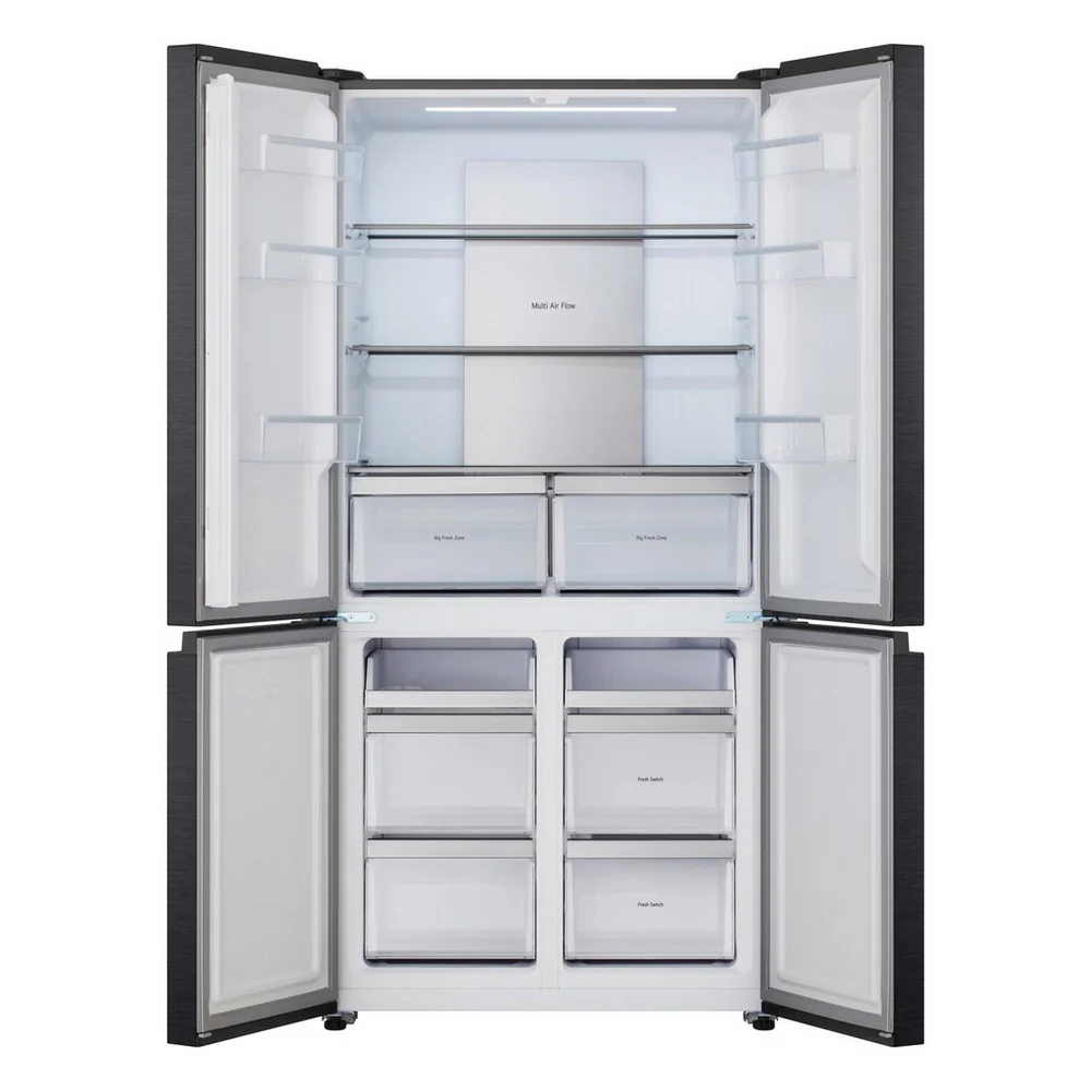 LG GMM42ABBEH American Fridge Freezer Matte Black - Image 2