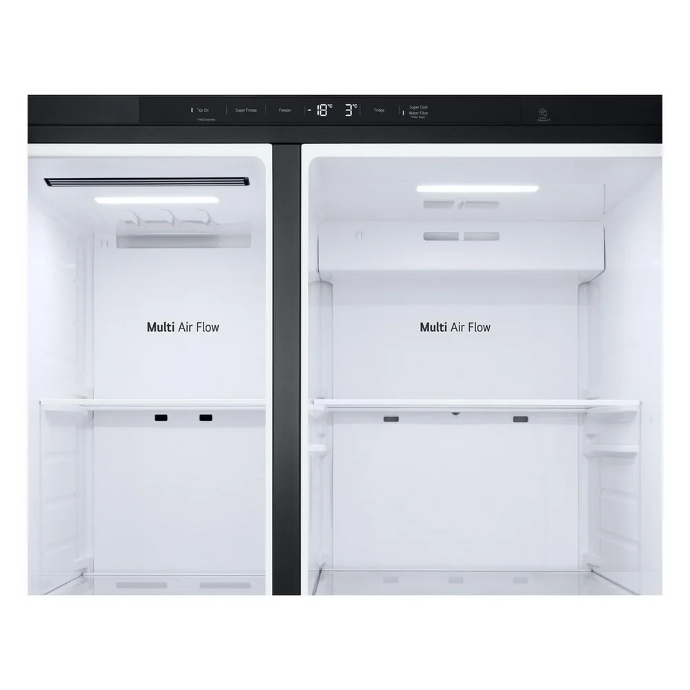 LG GSLC40EPPE Matte Black Plumbed American Fridge Freezer - Image 6