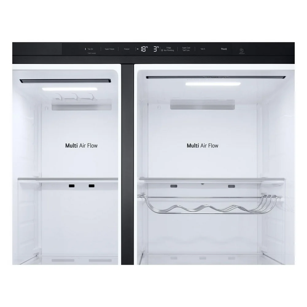 LG GSLE81EPBD Matte Black Non Plumbed American Fridge Freezer - Image 6