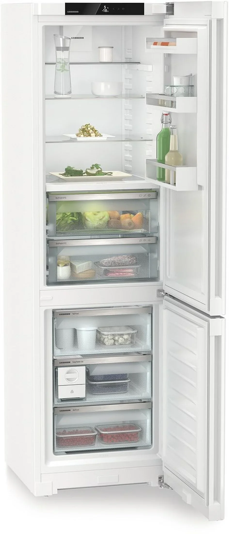 Liebherr Plus CBNc5723 Freestanding 70/30 White Frost Free Fridge Freezer - Image 3
