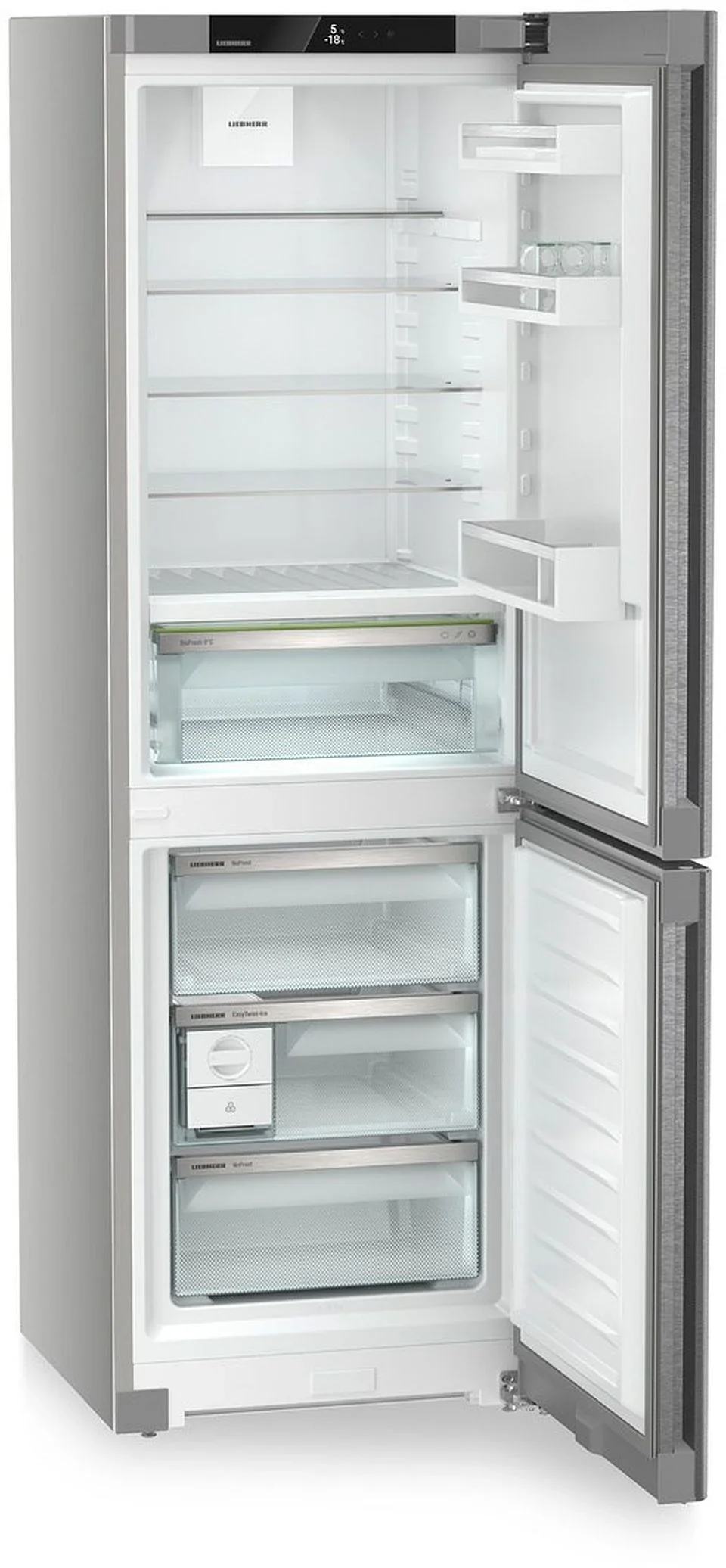 Liebherr Plus CBNsda572i Freestanding Stainless Steel 70/30 Frost Free Fridge Freezer - Image 4