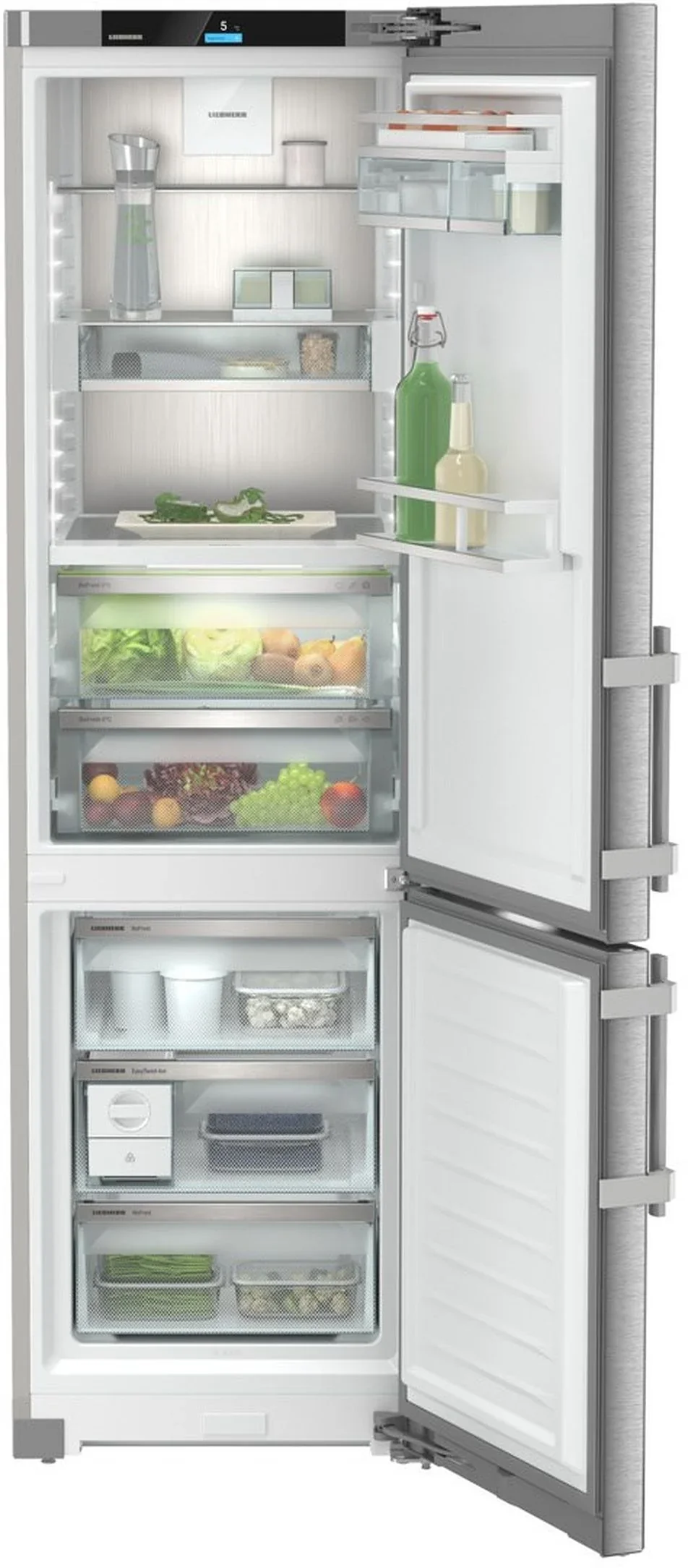 Liebherr Prime CBNsda575i Freestanding Stainless Steel 70/30 Frost Free Fridge Freezer - Image 5