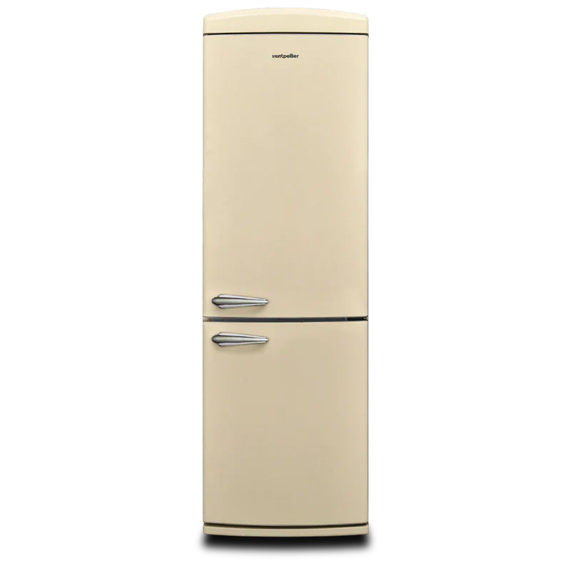 Montpellier MAB190C Retro Frost Free Fridge Freezer Cream