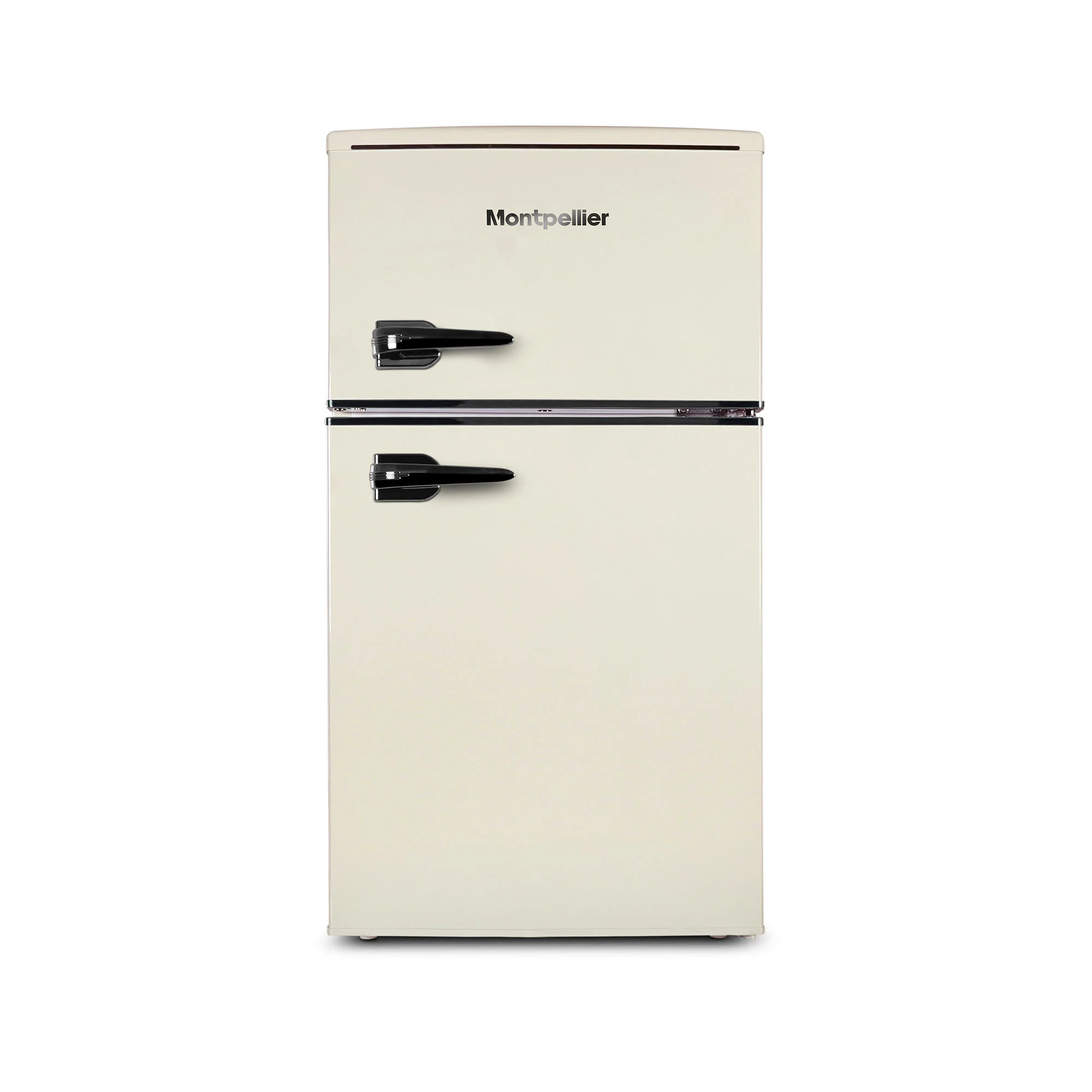 Montpellier MAB2035EC Retro Under Counter Fridge Freezer Cream