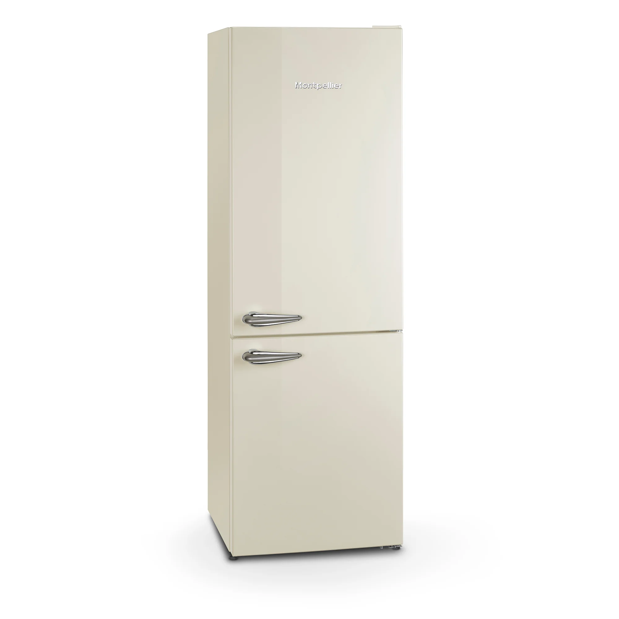 Montpellier MAB386EC Retro Frost Free Fridge Freezer Cream - Image 2