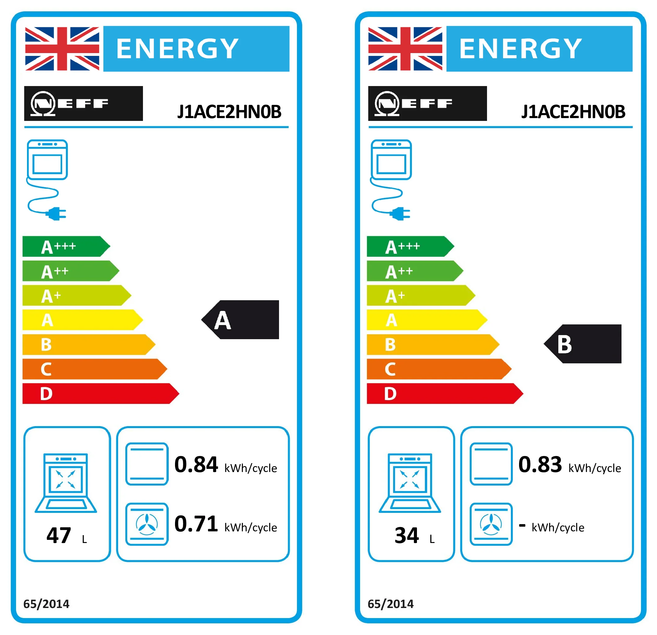 Neff J1ACE2HN0B Built Under Electric Double Oven - Image 7