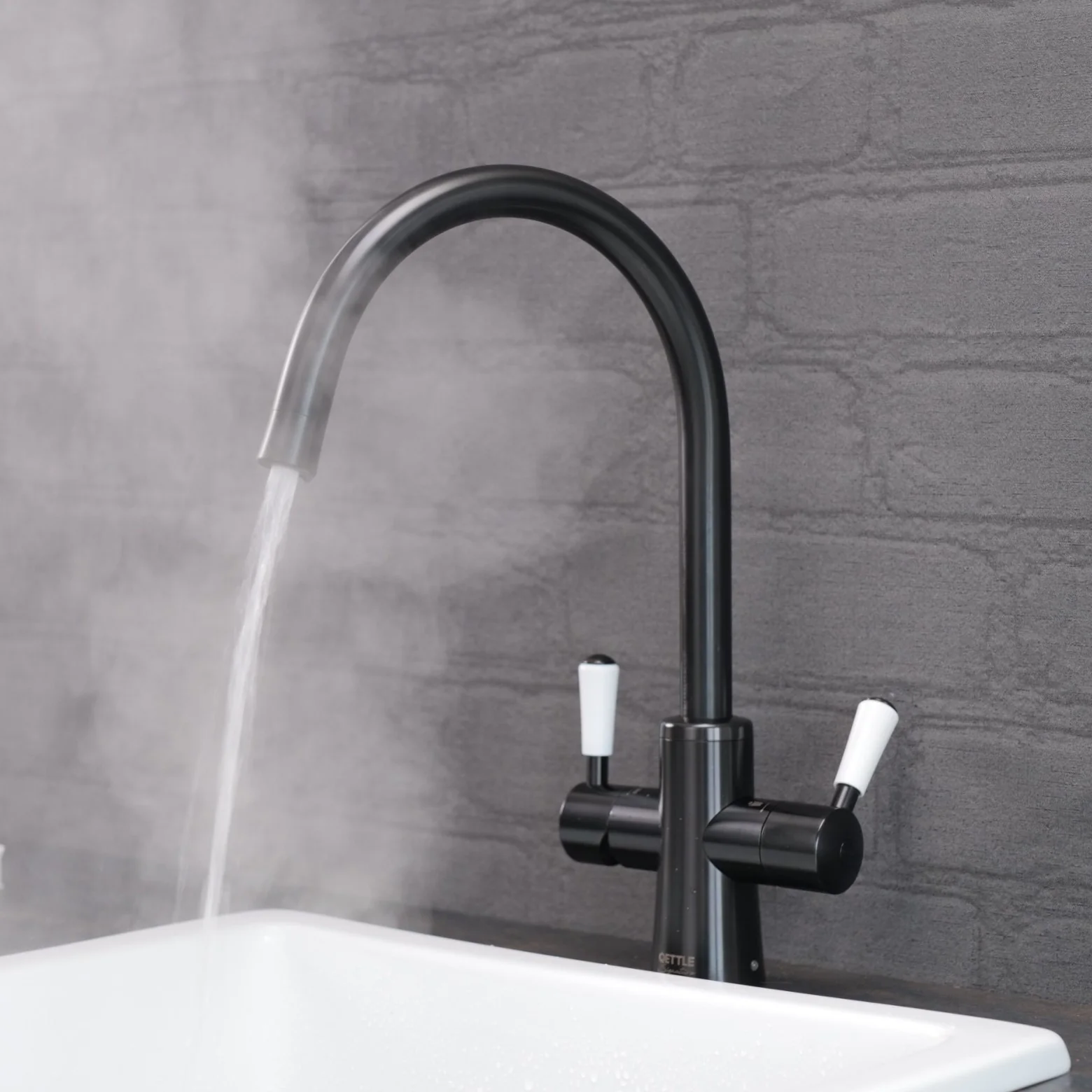 QETTLE Signature Classic 4 in 1 Boiling Water Tap 2 Litre - Black - Image 2