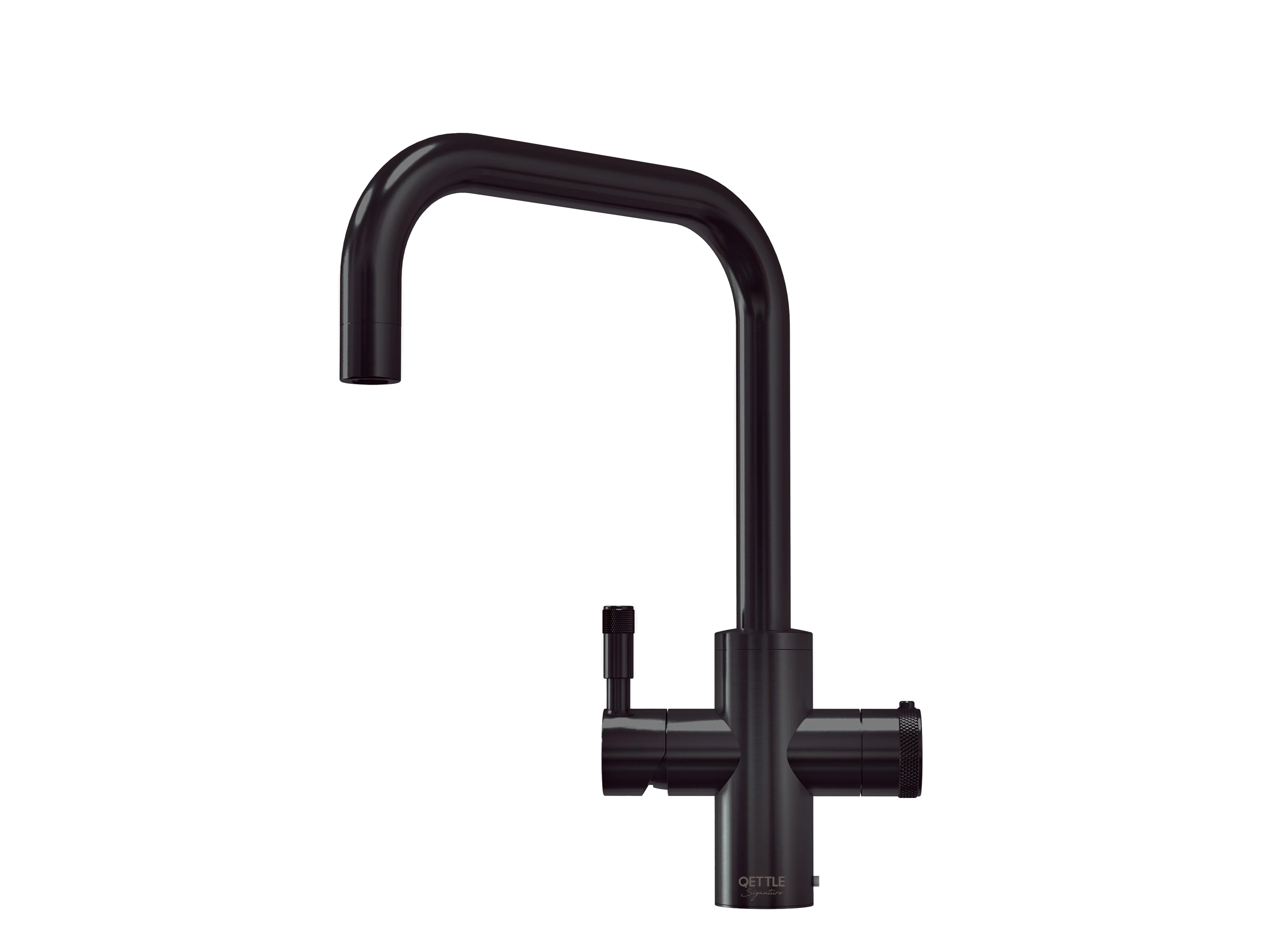 QETTLE Signature Modern 4 in 1 Boiling Water Tap 2 Litre Square Spout - Black
