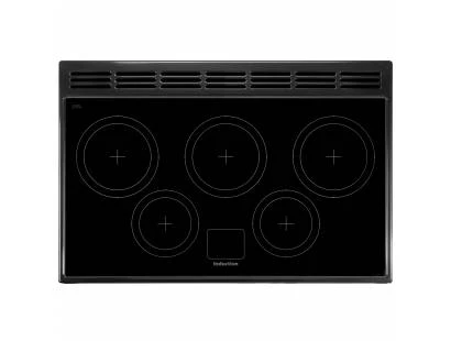 Rangemaster Encore Deluxe 100cm Induction Range Cooker Ivory with Chrome - Image 3