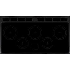 Rangemaster Professional Deluxe 110cm Induction Range Cooker Cranberry with Chrome - Image 2