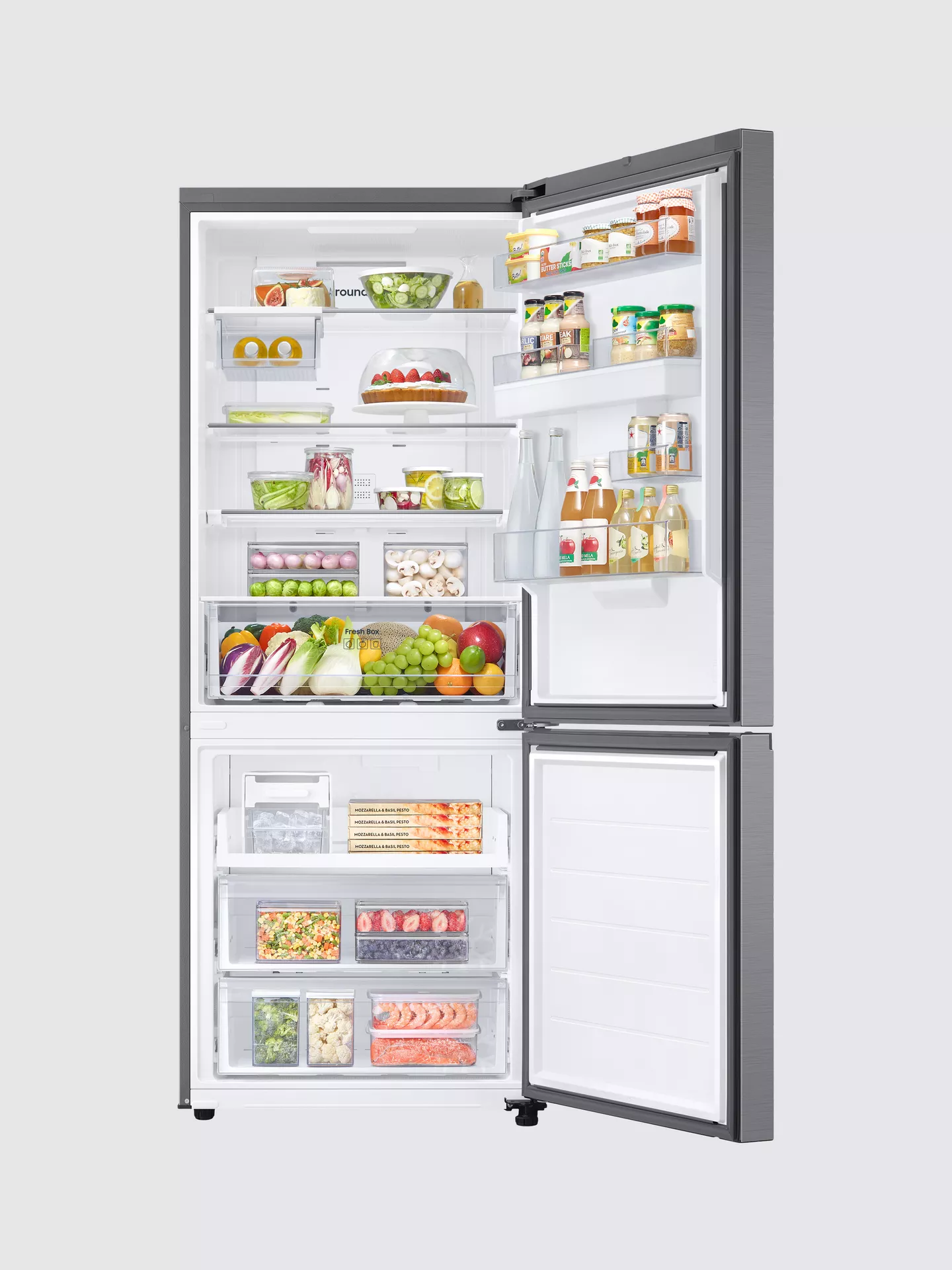 Samsung RB50DG632ES9 Freestanding 70/30 Silver Fridge Freezer - Image 2