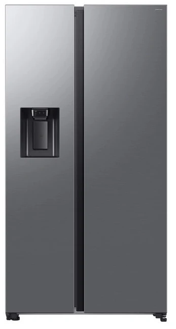 Samsung Bespoke AI Series 7 SpaceMax Silver Plumbed RS70F66KCTEU American Fridge Freezer