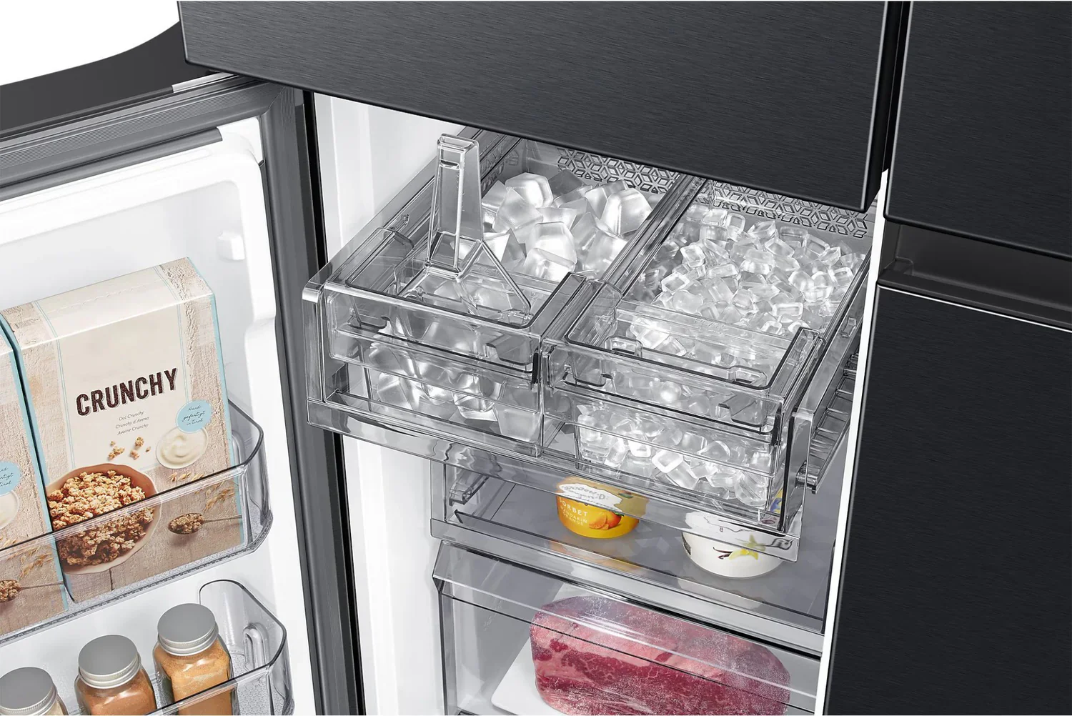 Samsung Series 9 Beverage Centre⢠RF65DG960EB1EU Black Plumbed In American Fridge Freezer - Image 5