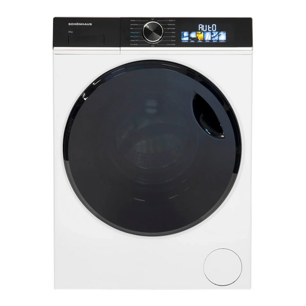 Schönhaus WMSF01814AW 8kg 1400rpm Washing Machine
