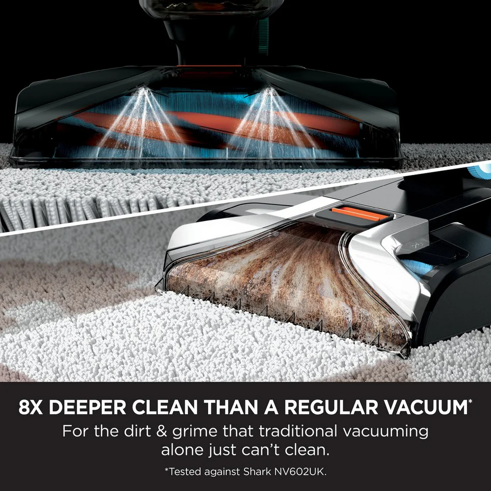 Shark EX200UK CarpetXpert Deep Carpet Cleaner with Built-In StainStriker - Rotator White - Image 7