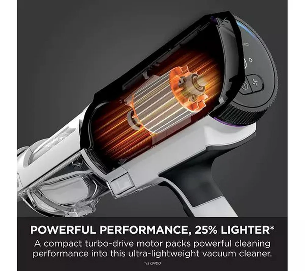 Shark IW3510UK Shark Detect Pro Cordless Vacuum Cleaner Auto-Empty System 1.3L  - 60 Minutes Run Time - White/Ash Purple - Image 4