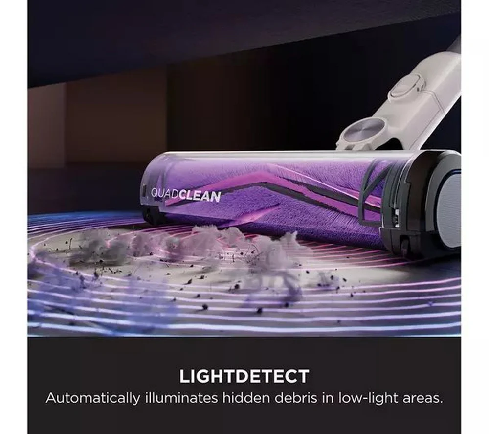 Shark IW3510UK Shark Detect Pro Cordless Vacuum Cleaner Auto-Empty System 1.3L  - 60 Minutes Run Time - White/Ash Purple - Image 6