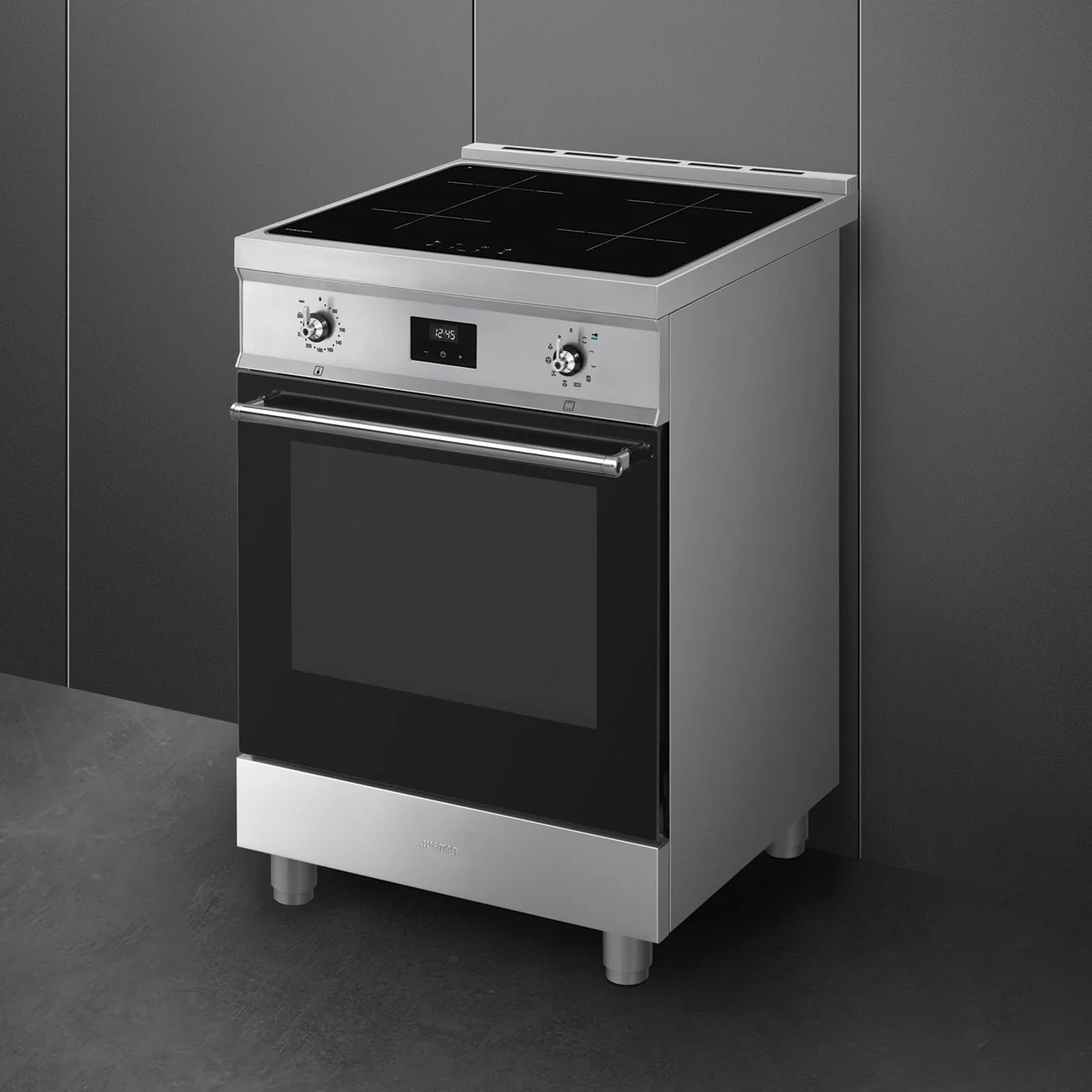 Smeg Concert Classic C6IPXT2 Single Cavity Induction Range-Style Cooker Stainless Steel - Image 2