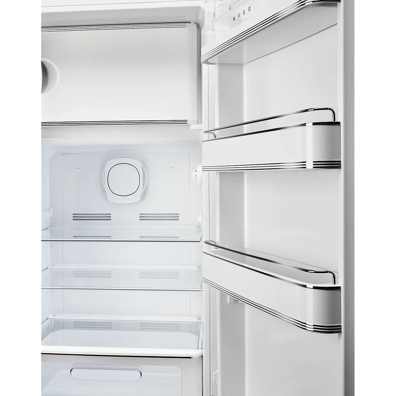 Smeg FAB28RDRU6 50's Style Right Hand Hinge Retro Tall Fridge with Ice Box - Image 2