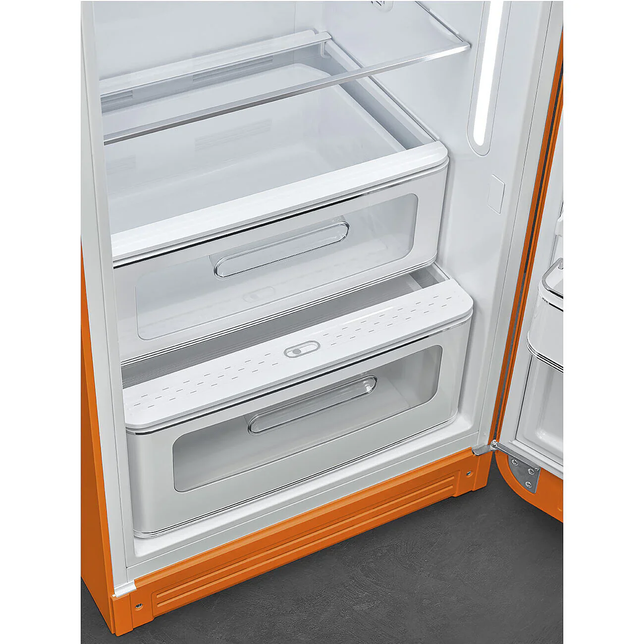 Smeg FAB28ROR6 50's Style Right Hand Hinge Retro Tall Fridge with Ice Box - Image 4