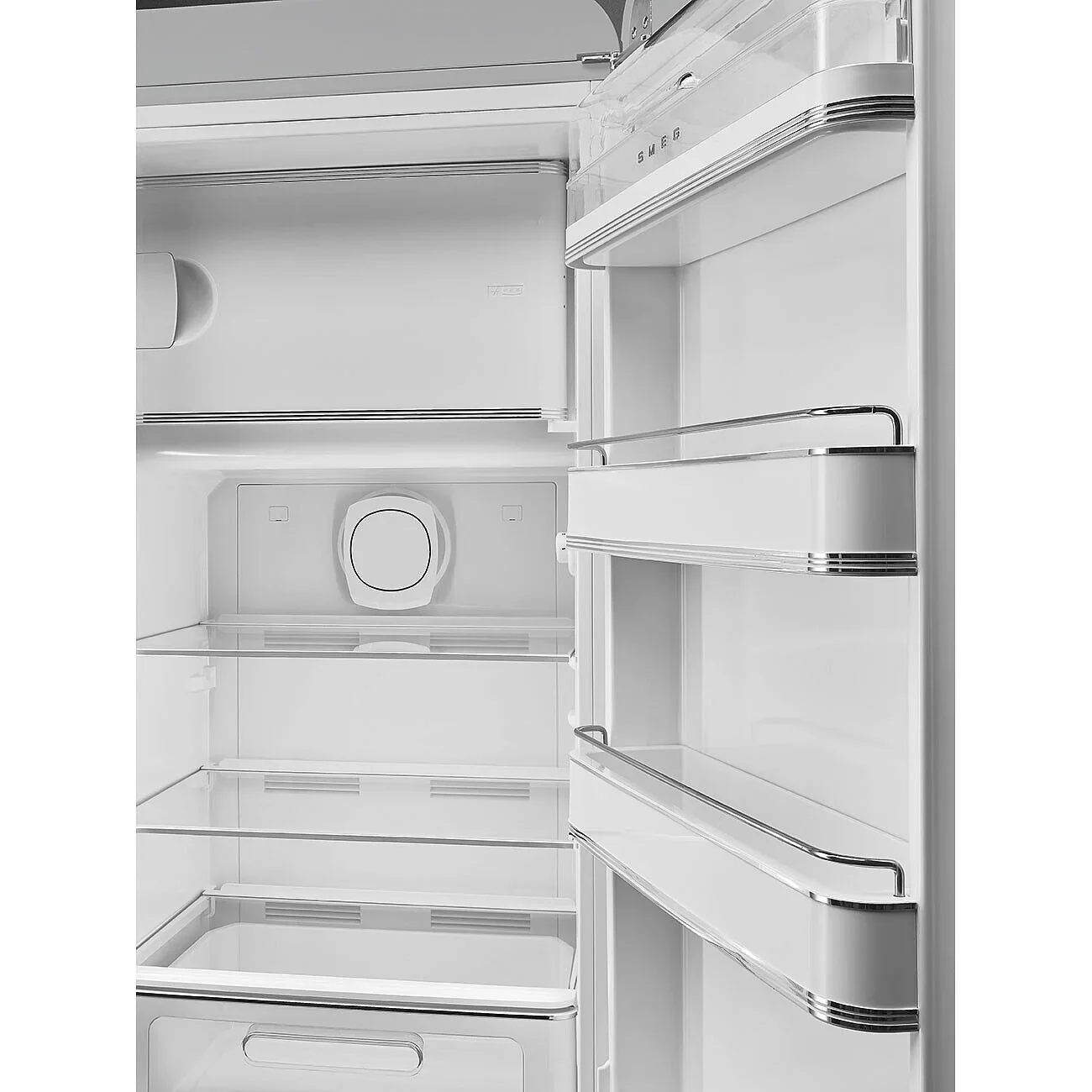 Smeg FAB28RSV6 50's Style Right Hand Hinge Retro Tall Fridge with Ice Box - Image 2