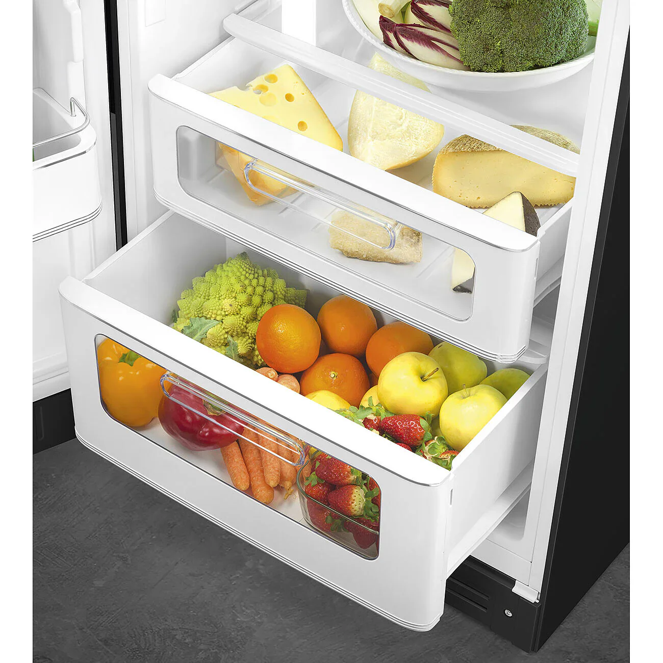 Smeg FAB30LBL6UK 50's Style Left Hand Hinge Retro Fridge Freezer - Image 4