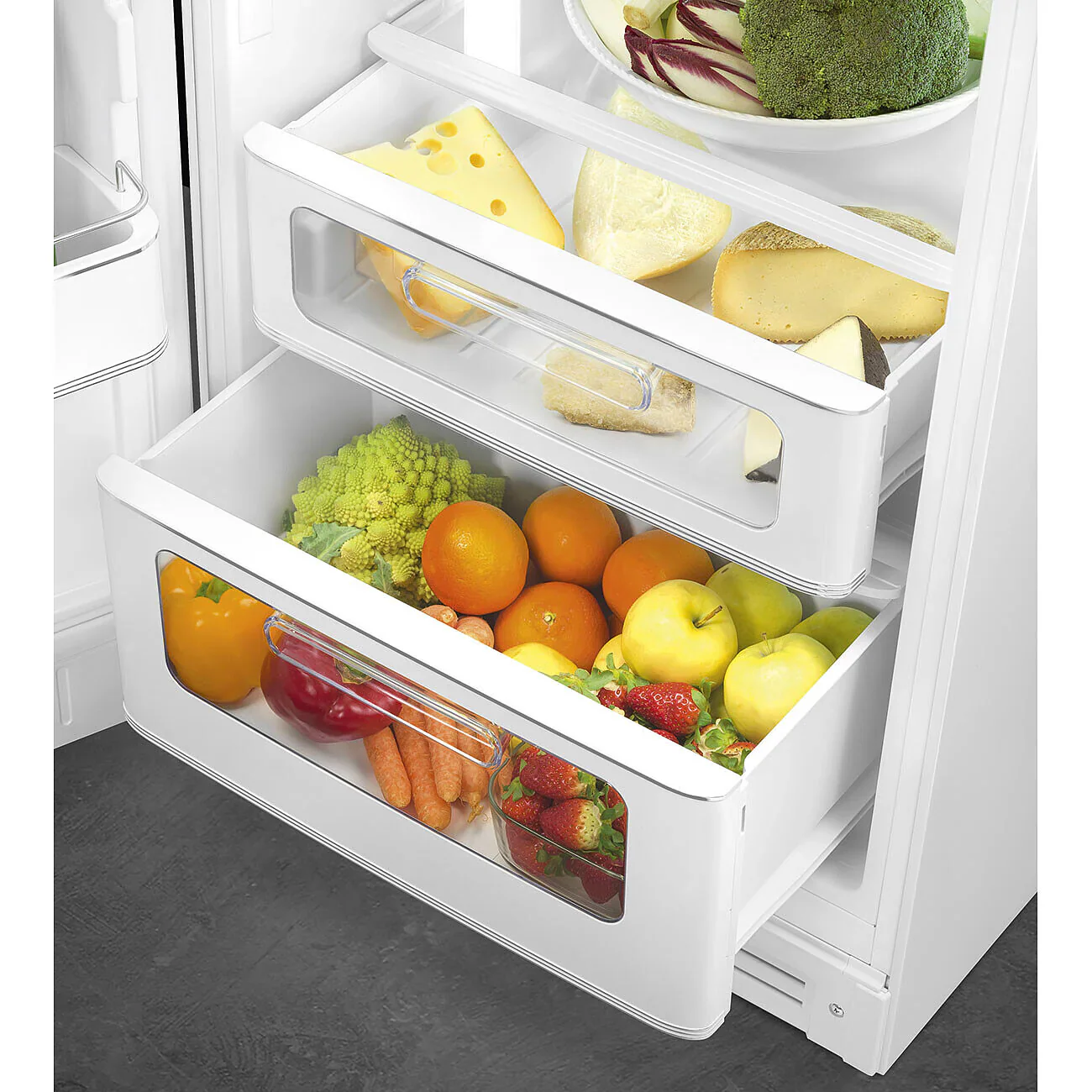 Smeg FAB30LWH6UK 50's Style Left Hand Hinge Retro Fridge Freezer - Image 5