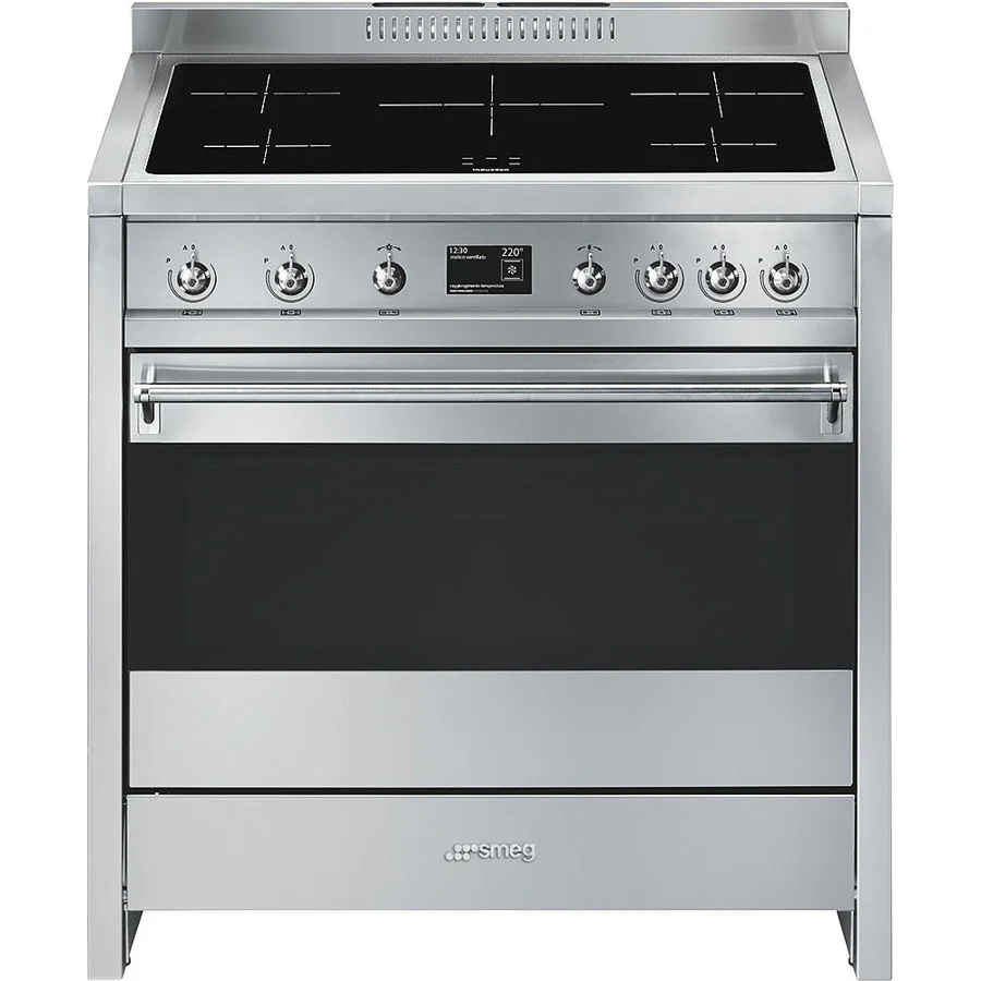 Smeg Opera A1PYID-9 90cm Full Electric Range Cooker with Induction Hob Stainless Steel