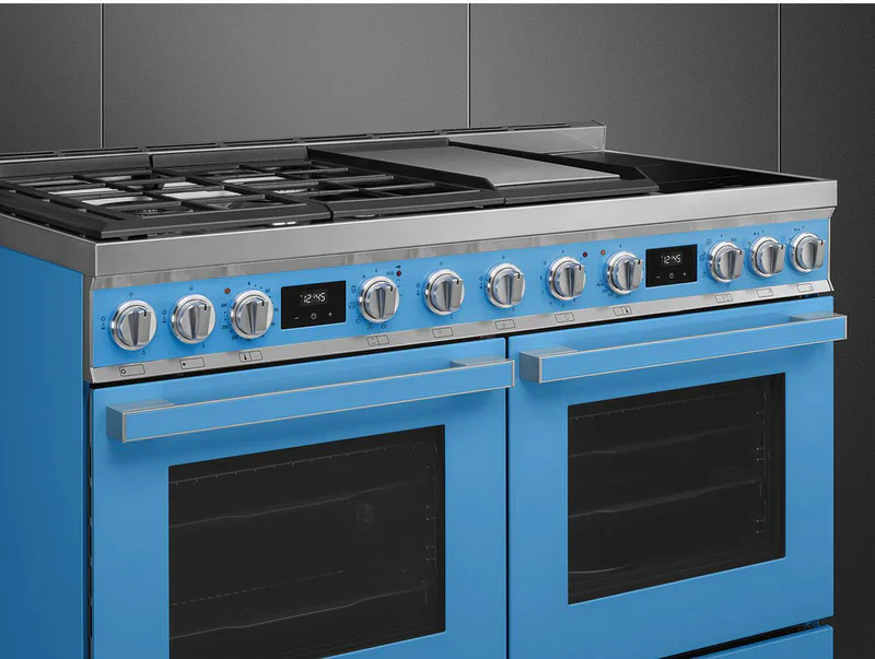 Smeg Portofino CPF120IGMPT Turquoise 120cm Dual Fuel Range Cooker - Image 3