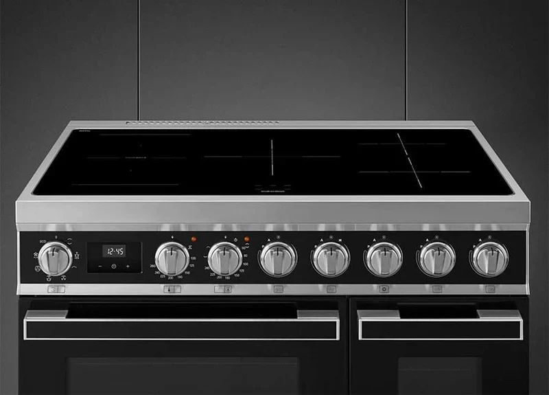 Smeg Portofino CPF92IMX Stainless Steel 90cm Induction Range Cooker - Image 3