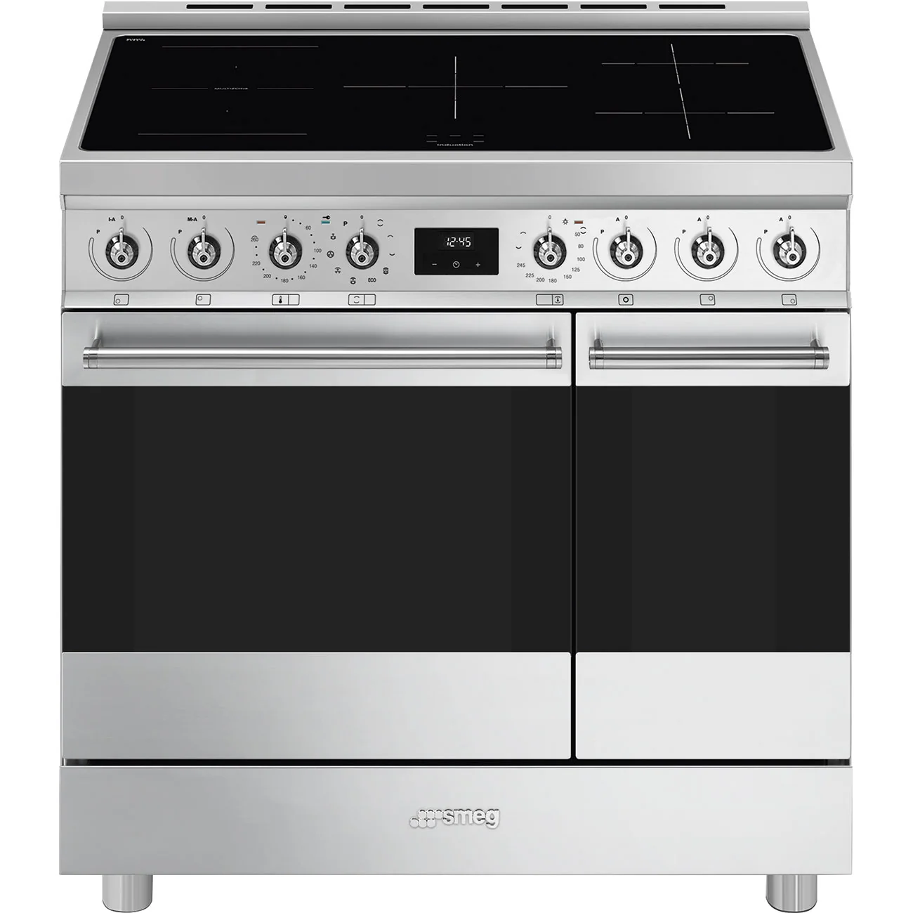 Smeg Symphony Classic C92IPX2 Stainless Steel 90cm Induction Range Cooker