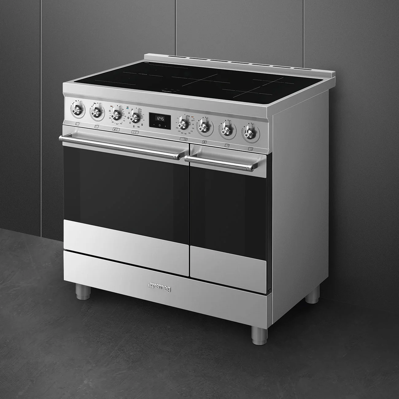 Smeg Symphony Classic C92IPX2 Stainless Steel 90cm Induction Range Cooker - Image 4