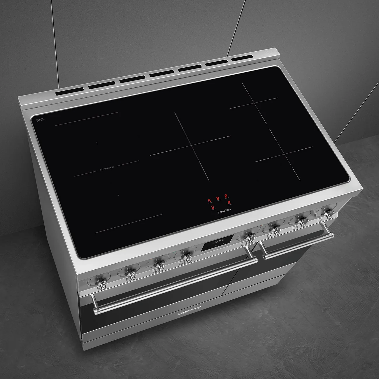Smeg Symphony Classic C92IPX2 Stainless Steel 90cm Induction Range Cooker - Image 6